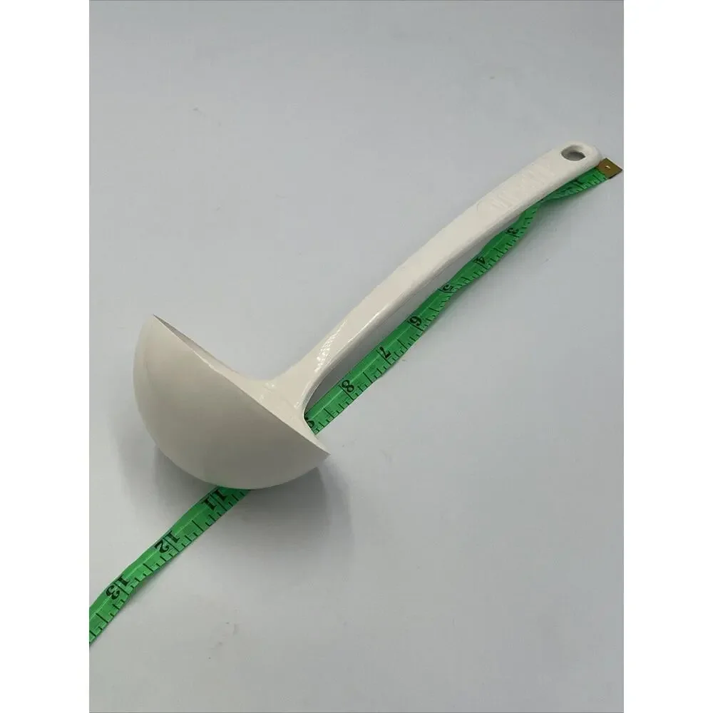 Ultratemp Soup Ladle Nylon White High Temp Plastic Retro Vintage 80s 90s #2109